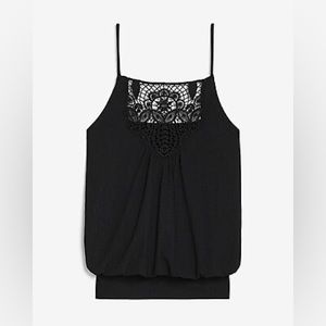 New with tags! EXPRESS, banded lace front cami.